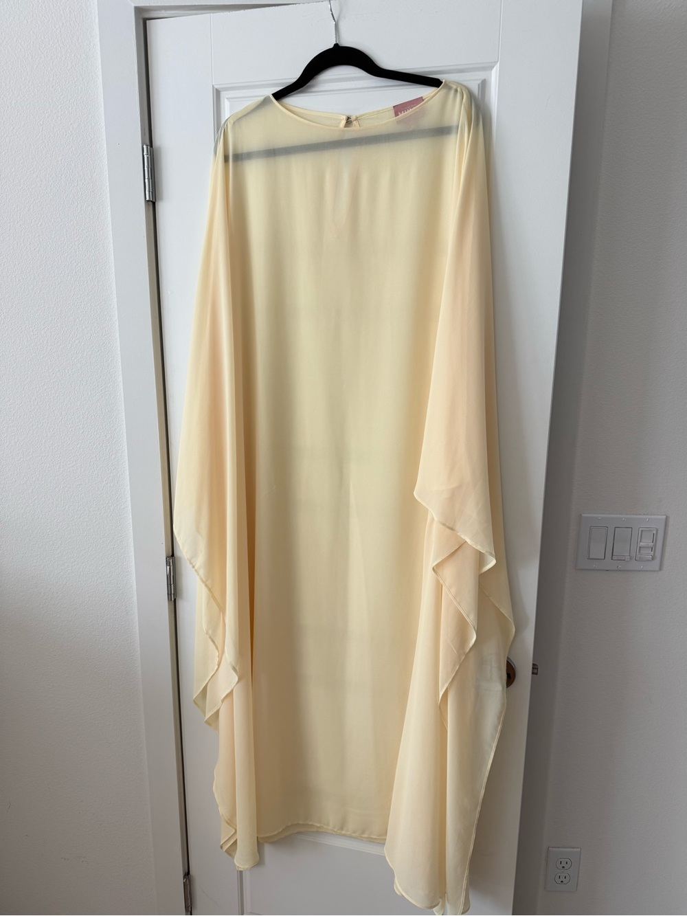 Show Me Your MuMu Olsen Maxi Chiffon Overlay Dress- No Under Dress!